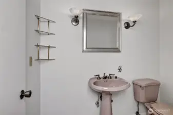 Main floor powder room