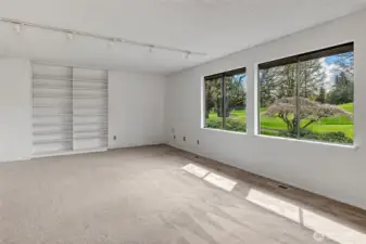 Primary bedroom and the sitting area