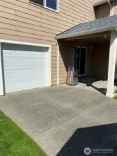 Garage access from back Yard