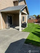 Covered back porch