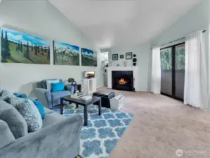 Vaulted ceiling