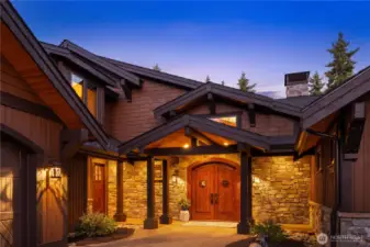 Italian inspired entry doors