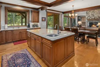 island with bonus sink