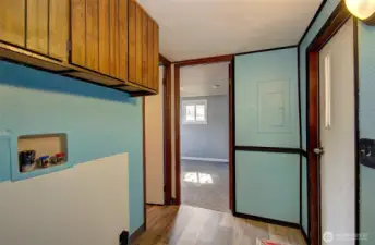 Laundry area