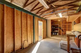 Interior of Storage Shed