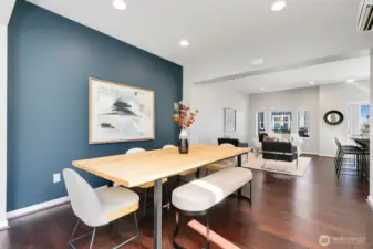 Main level features all the main living spaces.