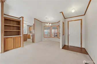 Living room off entry