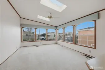 Family room with lots of natural light!