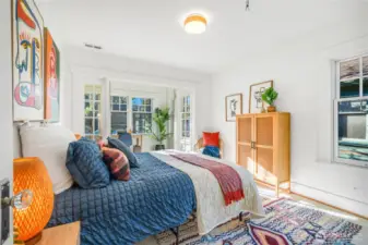 Front bedroom also features new flooring, fixtures and paint.