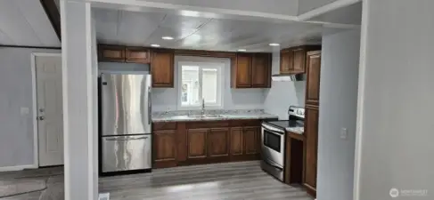 Closer View of Kitchen from Dining Room