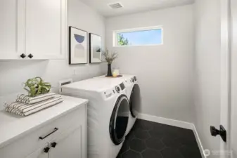 Laundry room.