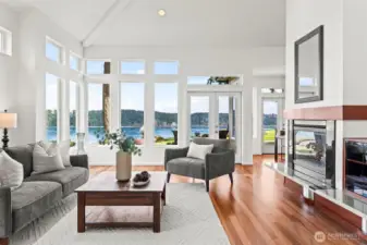 Not your typical cookie cutter home.  Inside is light, bright, modern, and all about the views!