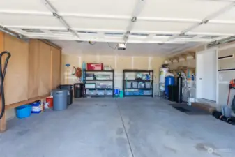 Attached garage
