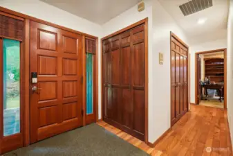 Entry with view towards bedroom end of the home