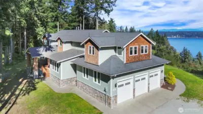 Situated on almost ½ an acre, this stunning 4 bedroom, 4.5 bath, 4,151sqft home has sweeping views of Port Susan & the Cascade Mountains.