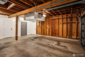 Secured 1 car garage + storage. 2nd parking space reserved uncovered.