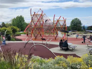 Fantastic playground at Cascade Park, 100 feet away