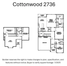 Home is under construction. Photos, including virtually staged, are of a previously bult home in a different community with similar finishes. Builder reserves the right to make changes to plans & specifications without notice. Features vary by plan. Buyer to verify square footage.