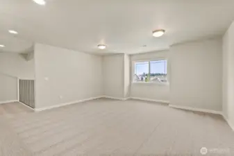 Upstairs loft area. Loft can be used as extra activity space.