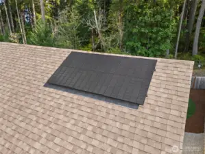Solar panels included