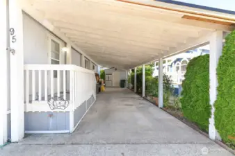 Two Car Tandem Carport