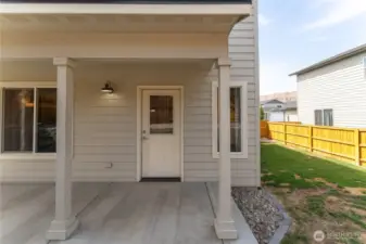 Back patio