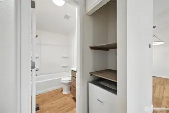 Primary bathroom.