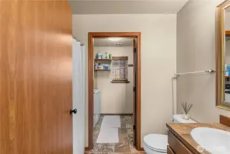 Full bath/ Laundry on Lower level