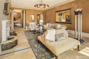 Another perspective of the living room looking toward the foyer.