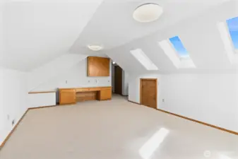 2nd floor rec. room is big enough for a pool table!