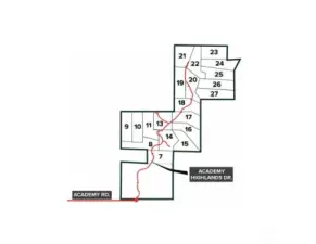 Project Map of the Lots