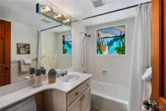 1 of two full bathrooms