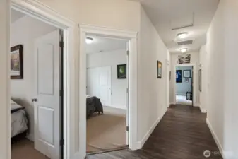 Each bedroom is generous in size.