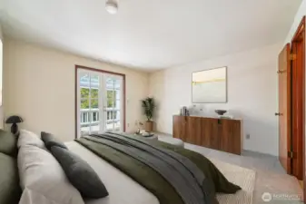 Primary Bedroom with Virtual Staging