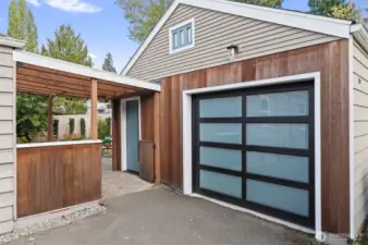 Garage structure was existing and then finished inside in 2020 with additional living space! Or can be a 1 car garage.