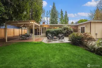 So much to enjoy in this beautiful backyard!