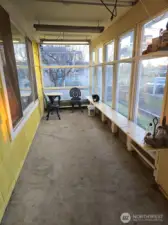 Sunroom at Front Entry of House