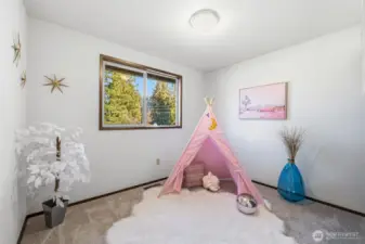 Fresh paint and soft new carpet add warmth and comfort.