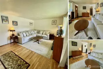 Living room with furniture