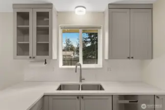 Custom Built local cabinetry.