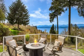 HUGE private view deck.