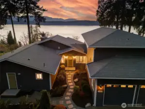 Welcome home.. just in time to catch the end of the sunset!