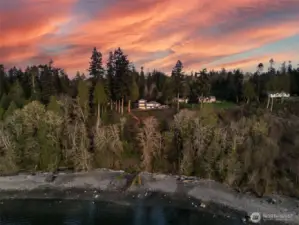 Rare opportunity on prime Hood Canal waterfront.