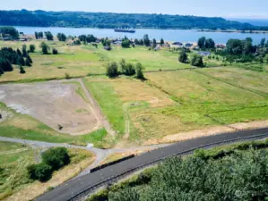 Aerial view of acreage