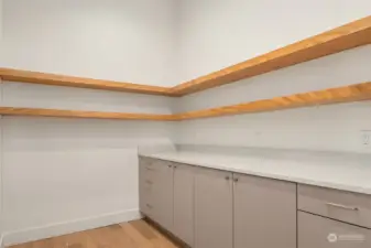 Large pantry off kitchen