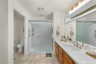 NEW Remodeled shower- Primary bath