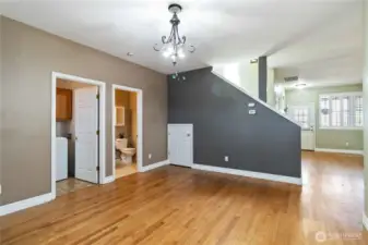 Dining Room   (Laundry Room and 1/2 bath)