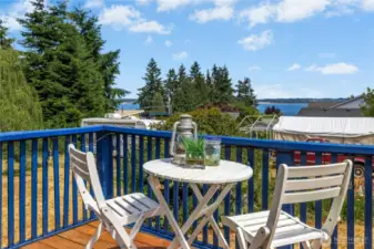 Water views from your deck.