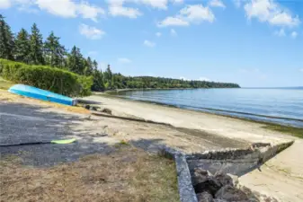 Private community boat launch.