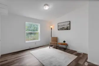 Office/Den with french doors